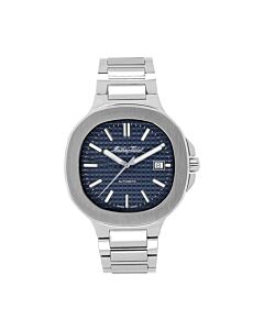 Men's Evasion Automatic Stainless Steel Blue Dial Watch