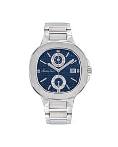 Men's Evasion Chronograph Stainless Steel Blue Dial Watch