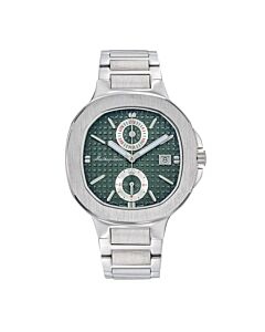 Men's Evasion Chronograph Stainless Steel Green Dial Watch