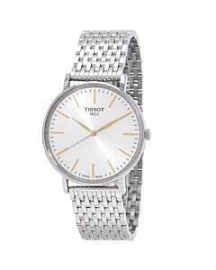 Men's Everytime Stainless Steel White Dial Watch