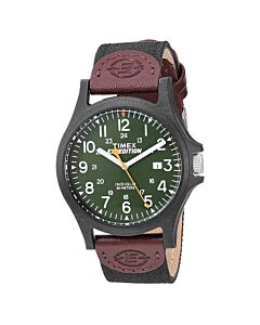 Men's Expedition Fabric Green Dial Watch