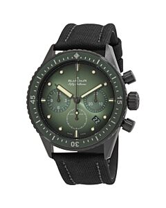 Men's Fifty Fathoms Chronograph Canvas Green Dial Watch