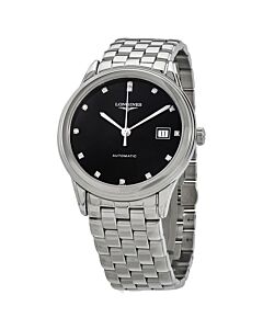 Men's Flagship Stainless Steel Black Dial Watch