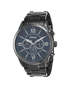 Men's Flynn Chronograph Stainless Steel Blue Dial Watch