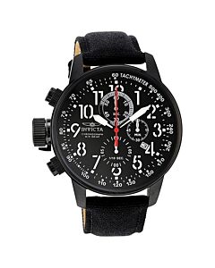 Men's Force Chronograph Black Canvas and Dial