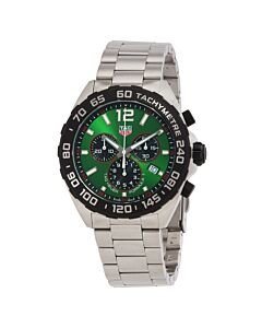 Men's Formula 1 Chronograph Stainless Steel Green Dial Watch