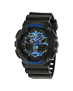 Men's G-Shock Black Resin Black Analog-Digital Dial