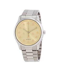 Men's G-Timelss Stainless Steel Champagne Dial Watch