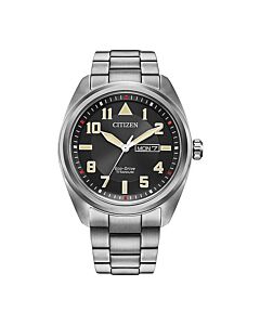 Men's Garrison Super Titanium Black Dial Watch