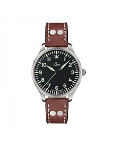 Men's Genf.2 Leather Black Dial Watch