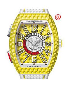 Men's Golf Leather Yellow Dial Watch
