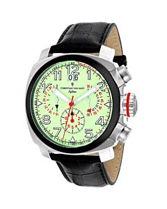 Men's Grand Python Chronograph Leather All Luminous Dial Watch