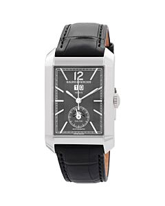 Men's Hampton Moonphase Dual Time (Alligator) Leather Grey Dial Watch
