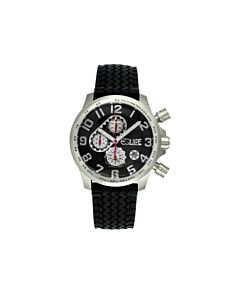 Men's Hemi Chronograph Rubber Black Dial Watch