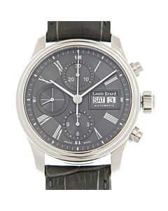 Men's Heritage Chronograph Leather Blue Dial Watch