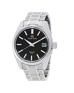 Men's Heritage Stainless Steel Black Dial Watch