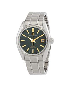 Men's Heritage Stainless Steel Green Dial Watch
