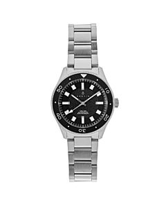 Men's Holiss Stainless Steel Black Dial Watch
