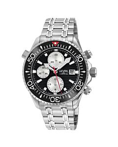 Men's Hudson Yards Chronograph Stainless Steel Black Dial Watch