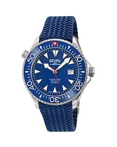 Men's Hudson Yards Rubber Blue Dial Watch