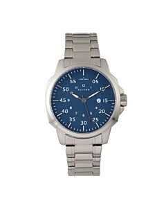 Men's Hughes Stainless Steel Blue Dial Watch