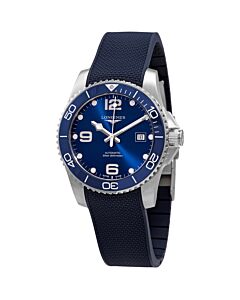 Men's Hydroconquest Rubber Blue Dial Watch
