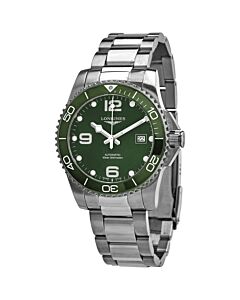 Men's HydroConquest Stainless Steel Green Dial Watch
