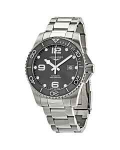 Men's Hydroconquest Stainless Steel Sunray Grey Dial Watch