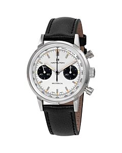 Mens-Intra-Matic-Chronograph-Leather-White-Dial-Watch
