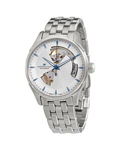 Men's Jazzmaster Stainless Steel Silver (Cut-Out) Dial Watch