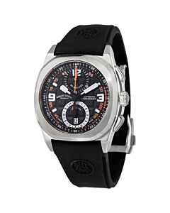 Men's JH9 Chronograph Rubber Black Dial Watch