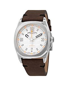 Mens-JH9-Datum-Leather-Silver-Dial-Watch