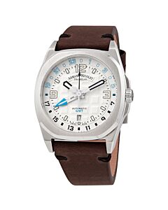 Men's JH9 Leather Silver Dial Watch