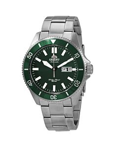 Men's Kanno Stainless Steel Green Dial Watch