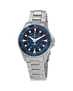 Men's Khaki Navy Scuba Stainless Steel Blue Dial Watch