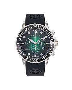 Men's Lagoon Chronograph Silicone Green Dial Watch