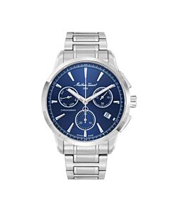 Men's Lancelot Chronograph Stainless Steel Blue Dial Watch