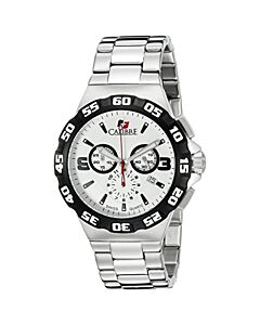 Men's Lancer Chronograph Stainless Steel White Dial Watch