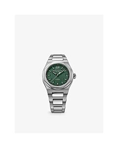 Men's Laureato Stainless Steel Green Dial Watch
