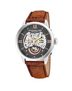 Men's Legacy Leather Grey Dial Watch