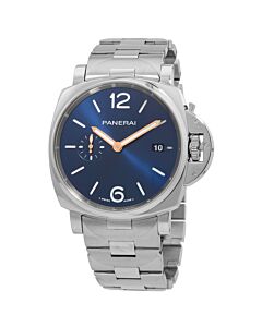 Men's Luminor Due Stainless Steel Blue Dial Watch