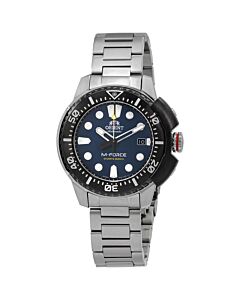 Men's M-Force AC0L Stainless Steel Blue Dial Watch