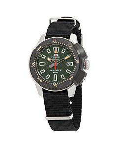 Men's M-Force Nylon Green Dial Watch