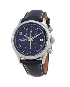 Men's M02-4 Chronograph Leather Blue Dial Watch