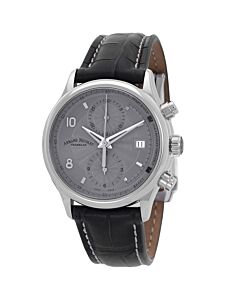 Men's M02-4 Chronograph Leather Grey Dial Watch