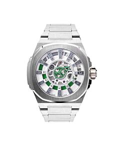Men's M3S Stainless Steel White Dial Watch
