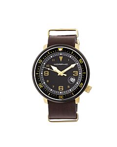 Men's M58 Series Nato Leather Black Dial Watch