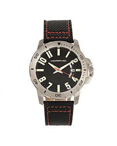 Men's M70 Series Leather Black Dial Watch