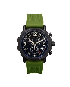 Men's M93 Series Chronograph Silicone Black Dial Watch