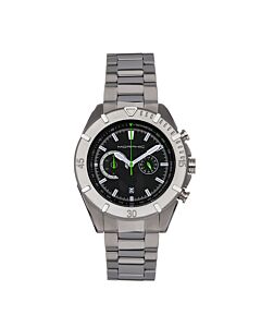 Men's M94 Series Chronograph Stainless Steel Black Dial Watch